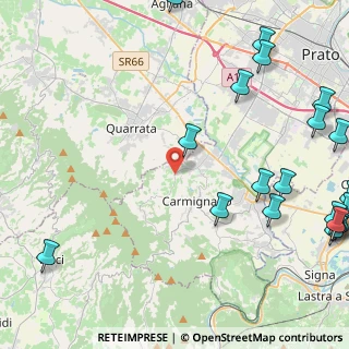 Mappa Via Brunella, 59011 Carmignano PO, Italia (6.9285)
