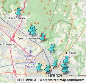 Mappa Via del Bronzino, 50019 Sesto Fiorentino FI, Italia (4.85)
