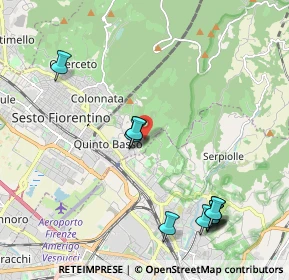 Mappa Via del Bronzino, 50019 Sesto Fiorentino FI, Italia (2.33273)