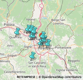 Mappa Via del Bronzino, 50019 Sesto Fiorentino FI, Italia (8.81417)