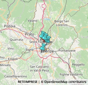 Mappa Via del Bronzino, 50019 Sesto Fiorentino FI, Italia (46.05909)