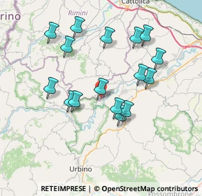 Mappa Via E. Alessandrini, 61020 Montecalvo in foglia PU, Italia (7.20375)