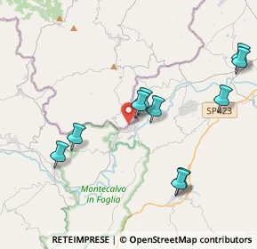 Mappa Via E. Alessandrini, 61020 Montecalvo in foglia PU, Italia (4.76182)