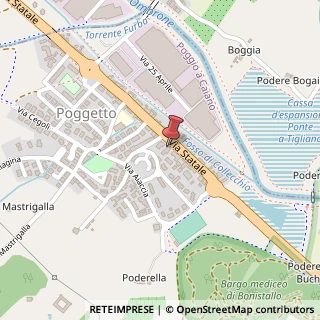 Mappa Via Statale, 61, 59016 Poggio a Caiano, Prato (Toscana)
