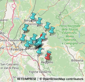 Mappa 50068 Rufina FI, Italia (10.361)