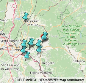 Mappa Via Giacomo Puccini, 50068 Rufina FI, Italia (11.22615)