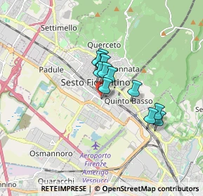 Mappa Via R. Corsinovi, 50019 Sesto Fiorentino FI, Italia (1.13083)