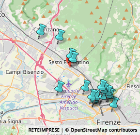 Mappa Via Mario Lazzerini, 50019 Sesto Fiorentino FI, Italia (4.40176)