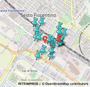 Mappa Via Mario Lazzerini, 50019 Sesto Fiorentino FI, Italia (0.2945)