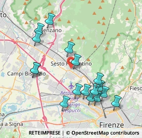 Mappa Via Olmicino, 50019 Sesto Fiorentino FI, Italia (4.15588)