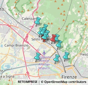 Mappa Via Olmicino, 50019 Sesto Fiorentino FI, Italia (2.17462)