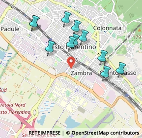 Mappa Via Olmicino, 50019 Sesto Fiorentino FI, Italia (0.97818)