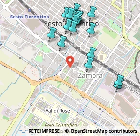 Mappa Via Olmicino, 50019 Sesto Fiorentino FI, Italia (0.549)
