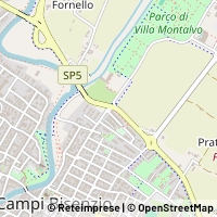 Kort Campi Bisenzio