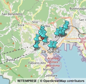 Mappa 19122 La Spezia SP, Italia (1.14353)