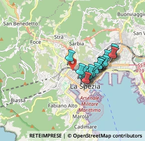 Mappa 19122 La Spezia SP, Italia (1.266)