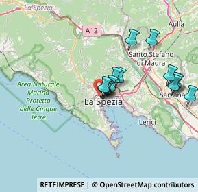 Mappa 19122 La Spezia SP, Italia (6.35571)