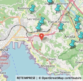 Mappa Via Valdilocchi, 19020 La Spezia SP, Italia (2.86308)
