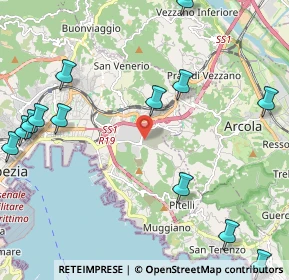 Mappa Via Valdilocchi, 19020 La Spezia SP, Italia (2.94154)