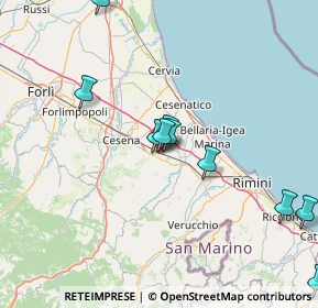 Mappa Via Tavolicci, 47035 Gambettola FC, Italia (18.10455)