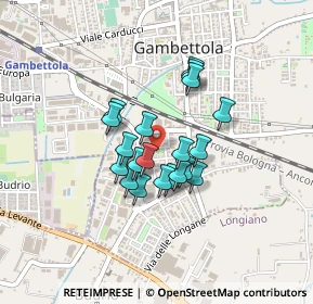 Mappa Via Tavolicci, 47035 Gambettola FC, Italia (0.3045)