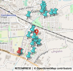 Mappa Via Tavolicci, 47035 Gambettola FC, Italia (0.4835)