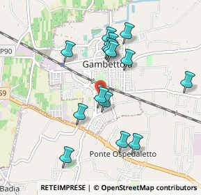 Mappa Via Tavolicci, 47035 Gambettola FC, Italia (0.92)