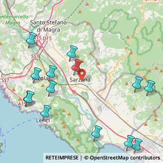 Mappa Via Massa Neri, 19038 Sarzana SP, Italia (5.74214)
