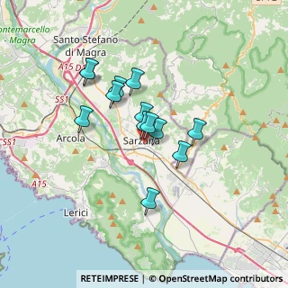 Mappa Viale XXI Luglio, 19038 Sarzana SP, Italia (2.68462)