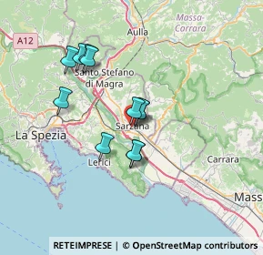 Mappa Via Brigate U, 19038 Sarzana SP, Italia (5.68545)