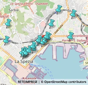 Mappa Via XXIV Maggio, 19124 La Spezia SP, Italia (0.893)