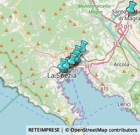 Mappa Via XXIV Maggio, 19124 La Spezia SP, Italia (3.30692)