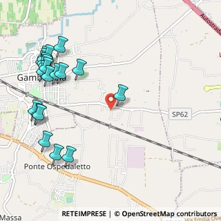 Mappa Via Raffaello Sanzio, 47035 Gambettola FC, Italia (1.405)