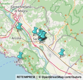 Mappa Via San Francesco, 19038 Sarzana SP, Italia (1.82364)