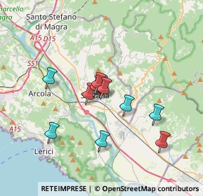 Mappa Via San Francesco, 19038 Sarzana SP, Italia (2.76364)