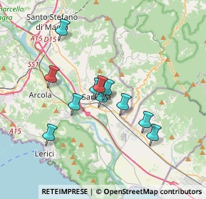 Mappa Via San Francesco, 19038 Sarzana SP, Italia (2.87091)