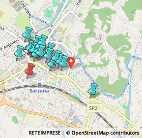 Mappa Via San Francesco, 19038 Sarzana SP, Italia (0.4845)