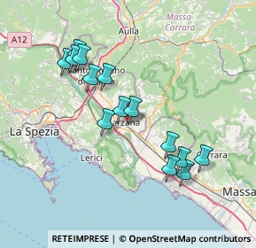 Mappa Via San Francesco, 19038 Sarzana SP, Italia (7.125)