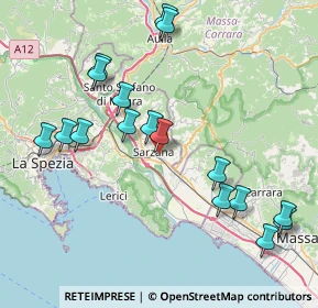 Mappa Via San Francesco, 19038 Sarzana SP, Italia (8.89294)