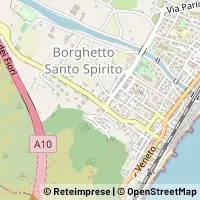 Map Borghetto Santo Spirito