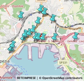 Mappa Via Palmaria, 19126 La Spezia SP, Italia (0.922)