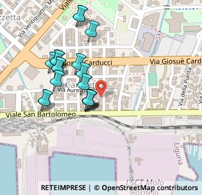 Mappa Via Giulio della Torre, 19100 La Spezia SP, Italia (0.214)