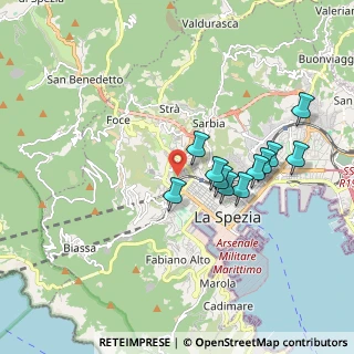 Mappa 19123 La Spezia SP, Italia (1.67545)