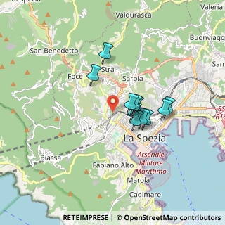 Mappa 19123 La Spezia SP, Italia (1.26273)