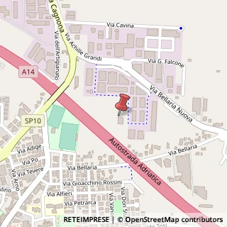 Mappa Via San Crispino, 50, 47030 San Mauro Pascoli, Forlì-Cesena (Emilia Romagna)