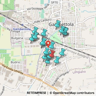 Mappa Via del Lavoro, 47035 Gambettola FC, Italia (0.334)