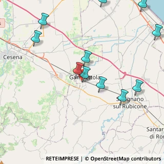 Mappa Via del Lavoro, 47035 Gambettola FC, Italia (5.06818)