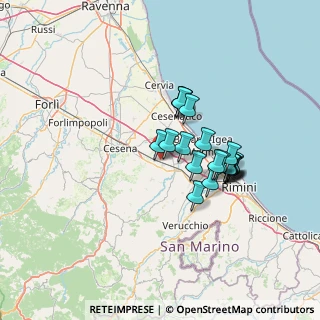 Mappa Via Montanari, 47035 Gambettola FC, Italia (11.002)