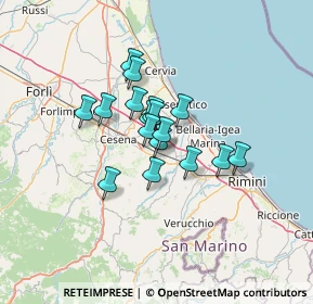 Mappa Via Lasagna, 47035 Gambettola FC, Italia (8.81)