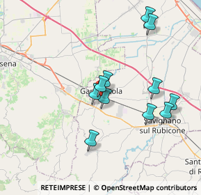 Mappa Via Lasagna, 47035 Gambettola FC, Italia (3.5)